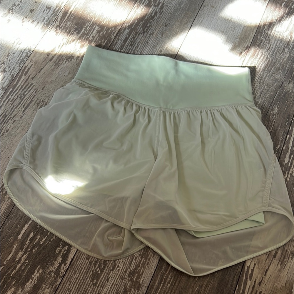 Women's Light Green Shorts